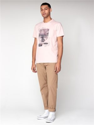 Men's Light Pink Promenade T-Shirt | Ben Sherman | Est 1963 - Small Spenders Friend