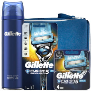 Gillette Fusion5 Proshield Chill Shaving Kit With Wash Bag loving the sales