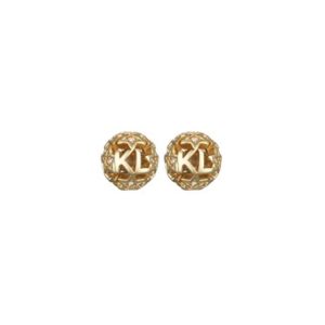 Karl Lagerfeld Gold Karl Star Ball Earring Spenders Friend