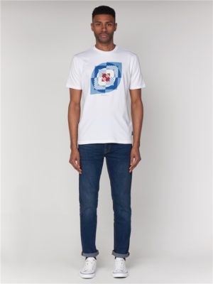 Square Target T-Shirt White | Ben Sherman - Small Spenders Friend