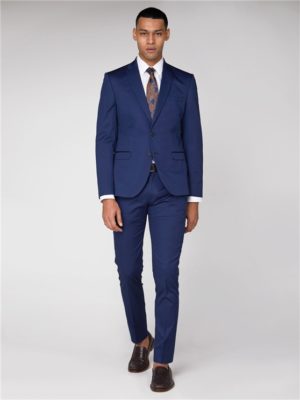 Blue Cotton Camden Suit | Ben Sherman Spenders Friend
