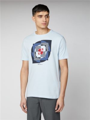 Blue Digital Target Print T-Shirt | Ben Sherman | Est 1963 - Xs Spenders Friend