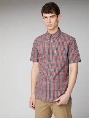 Mens Archive Red Carnaby Checked Shirt | Ben Sherman | Est 1963 - Xs Spenders Friend