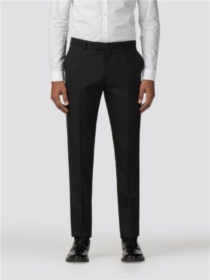 Men's Black Tonic Trousers | Mod Suit Trousers | Ben Sherman Spenders Friend