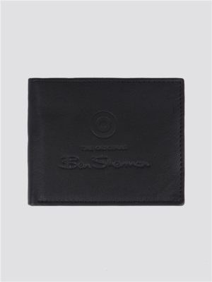 Men's Dack Black Leather Wallet | Ben Sherman | Est 1963 - One Size Spenders Friend
