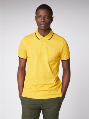 Mens Mustard Yellow Romford Polo Shirt | Ben Sherman | Est 1963 - Xs Spenders Friend