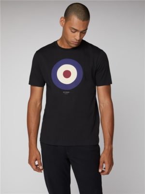 Men's Black Mod Target T-Shirt | Ben Sherman | Est 1963 - Xs Spenders Friend