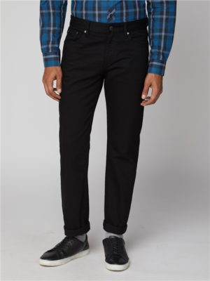 Men's Black Straight Fit Stretch Jeans | Ben Sherman | Est 1963 - 30r Spenders Friend