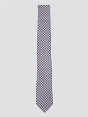 Men's Pink Silk Dogtooth Tie | Ben Sherman | Est 1963 - One Size Spenders Friend