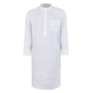 Magee 1866 White Irish Linen Grandfather Night Shirt loving the sales
