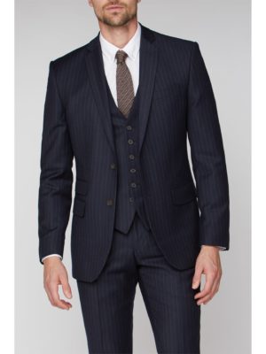 Racing Green Navy Camel Stripe Tailored Fit Jacket 38r Navy loving the sales