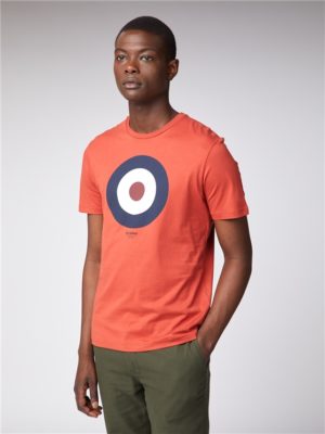 Men's Rust Orange Target T-Shirt | Ben Sherman | Est 1963 - Small Spenders Friend