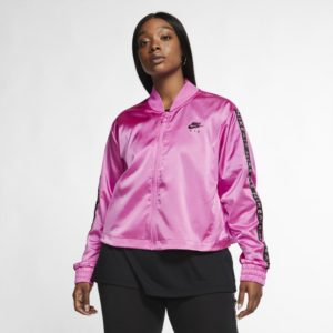 Nike Plus Size - Air Women's Satin Track Jacket - Pink Spenders Friend