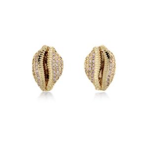 Vivienne Westwood Gold Jill Shell Earrings Spenders Friend