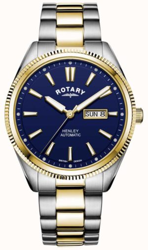 Rotary Watch Henley Two Tone Gold Pvd Mens Spenders Friend