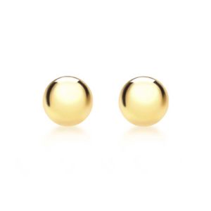 9ct Yellow Gold 3mm Ball Stud Earrings SpendersFriend