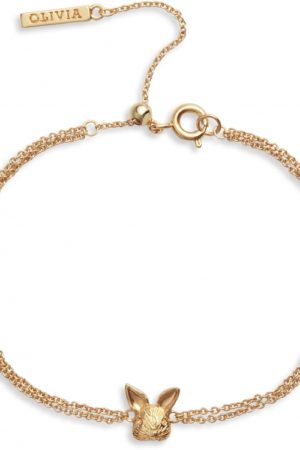 3d Bunny Gold Chain Bracelet Objamb97 SpendersFriend