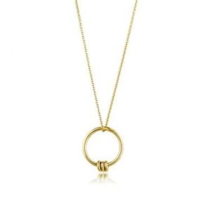 Ania Haie Gold Chain Hoop Necklace Spenders Friend