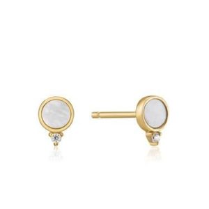 Ania Haie Gold Mother Of Pearl Stud Earring Spenders Friend
