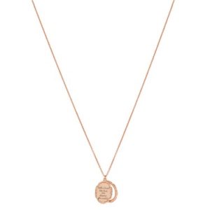 Argento You Deserve The World Gold Necklace Spenders Friend