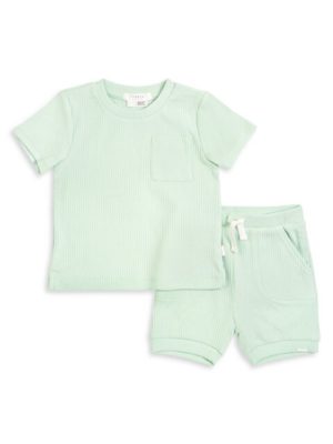 Baby Boy's Pears 2-Piece T-Shirt & Shorts Set Spenders Friend