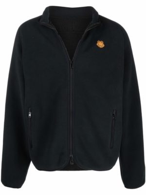 Black Tiger Logo Zipped Sweatshirt SpendersFriend 
