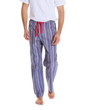 Blue Multi Stripe Cotton Lounge Pants L SpendersFriend
