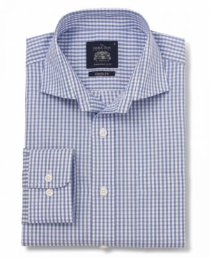 Blue White Check Classic Fit Casual Shirt Xxl Standard SpendersFriend
