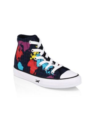 Boy's Chuck Taylor All Star Axel Geography Class High-Top Sneakers Spenders Friend