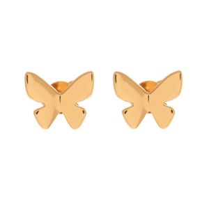 Butterfly Stud Earring Gold Earrings Spenders Friend