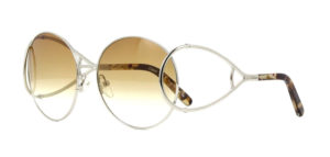 Chloe Ce124s 043 Silver/Brown Marble Coloured Sunglasses For Women SpenderFriend