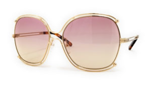 Chloe Ce129s 702 - Gold And Havana Sunglasses For Women SpenderFriend