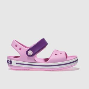 Crocs Pale Pink Crocband Sandals Toddler SpendersFriend
