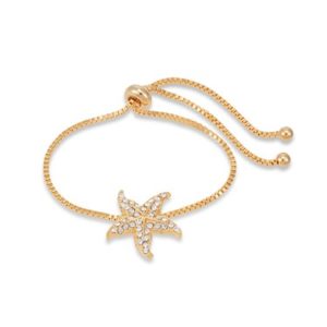 Dirty Ruby Gold Starfish Pull Bracelet Spenders Friend