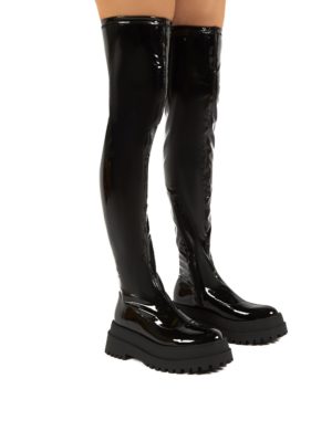 Disclosure  Patent Over The Knee Thigh High Chunky Boots