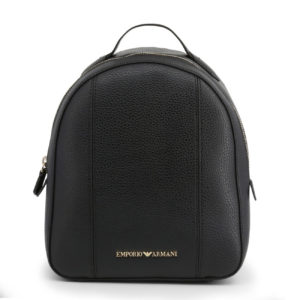 Emporio Armani - Women's Saffiano Leather Backpack - Black SpenderFriend