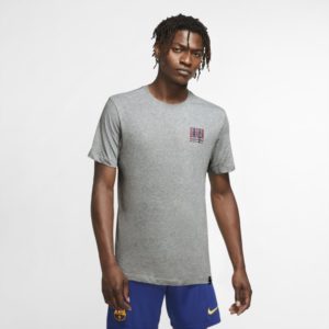 Fc Barcelona Men's Football T-Shirt - Grey Spenders Friend