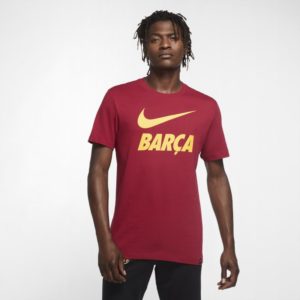 Fc Barcelona Men's Football T-Shirt - Red Spenders Friend