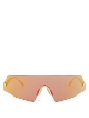 Fendi  Fendi Forceful Shield Metal Sunglasses SpendersFriend