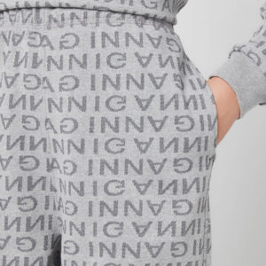 Ganni Women's Jacquard Isoli Trackpants - Grey - Xs SpendersFriend