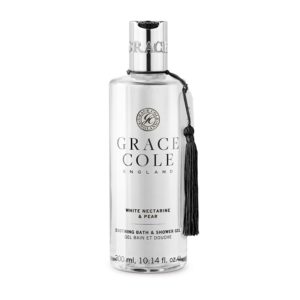 Grace Cole White Nectarine & Pear Bath & Shower Gel 300ml Spenders Friend