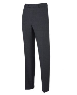 Grey Check Wool-Blend Tailored Suit Trousers 32" 34" SpendersFriend