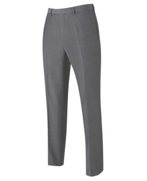Grey Tailored Business Suit Trousers 32" 32" SpendersFriend
