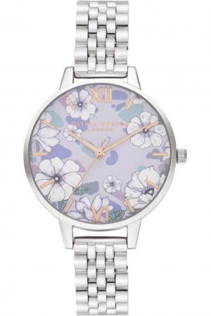 Groovy Blooms Rose Gold & Silver Bracelet Watch Ob16an05 SpendersFriend