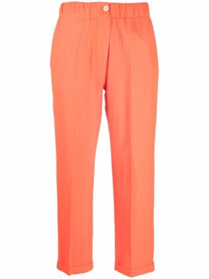High-Waisted Cropped Trousers SpendersFriend 