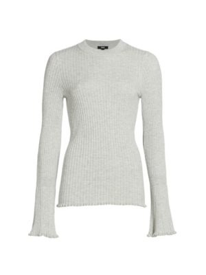 Iona Ribbed Bell-Sleeve Sweater Spenders Friend
