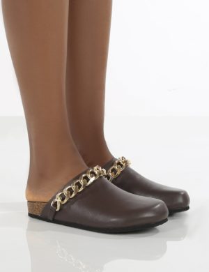 Isabel Choc Chadetail Chunky Clog Sandals loving the sales