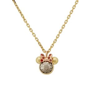 Kate Spade New York Gold Minnie Mouse Necklace Spenders Friend
