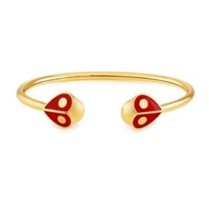 Kate Spade New York Red Ladybug Heart Cuff Bracelet Spenders Friend