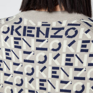 Kenzo Women's Monogram Classic Jumper - Dove Grey - Xs SpendersFriend